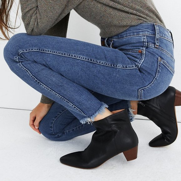 10" High-Rise Skinny Jeans in Mackey Wash - Picture 6 of 6